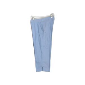 Basic Edition Capris Light Blue Thin Wale Lightweight Corduroy Size 10